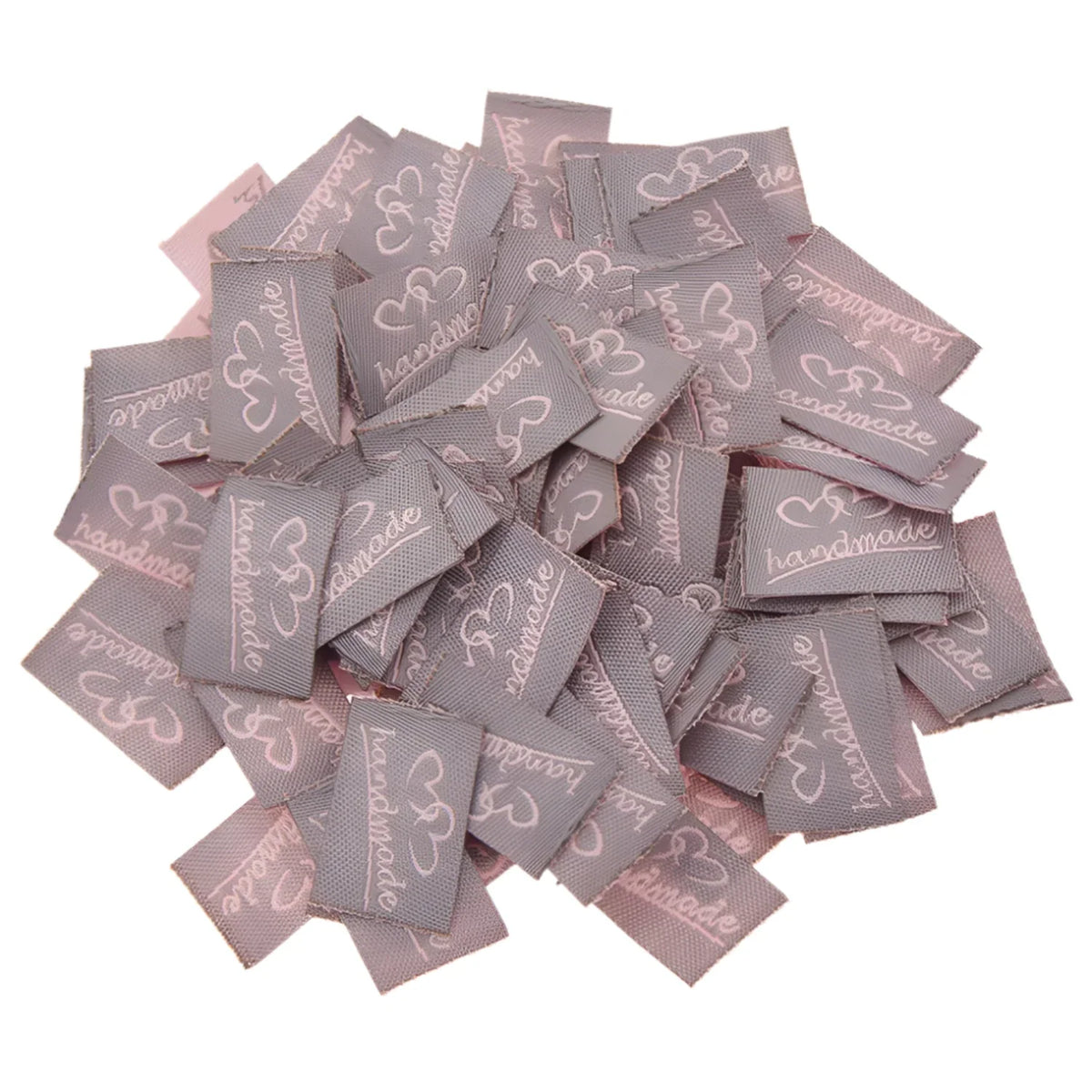 100pcs Garment Sewing Labels for DIY Clothing Tags – Light