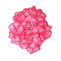 100x Rose Red Fabric Heart Confetti 3.6×3.2cm
