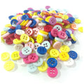 Mixed Coloured 9mm 4-Hole Buttons – 10pcs, 20pcs, 50pcs, 100pcs, 200pcs, 500pcs