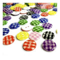 12mm Grid Pattern Resin Buttons – 10, 20, 50, 100 or 200 pcs – 10pcs