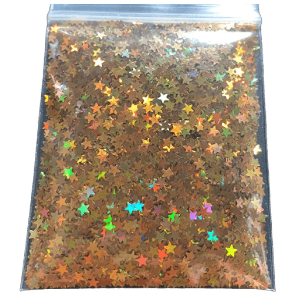 Holographic Nail Art Decals – Silver & Gold Stars, Butterflies – Gold Stars