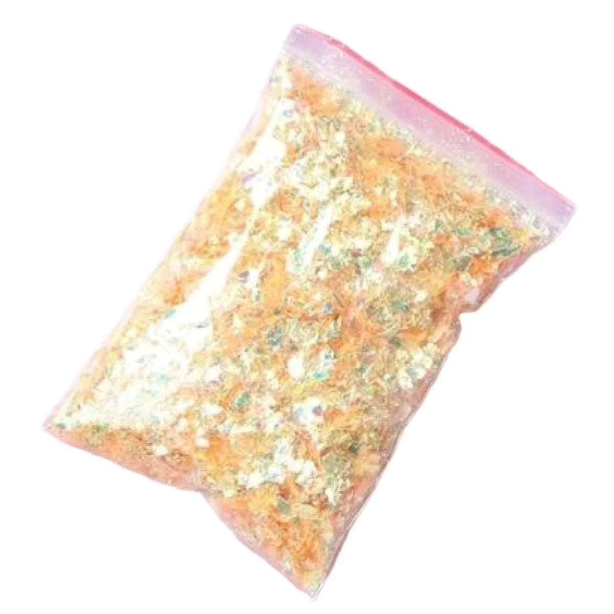 10g Holographic Nail Flake Glitter Set A – Dark yellow