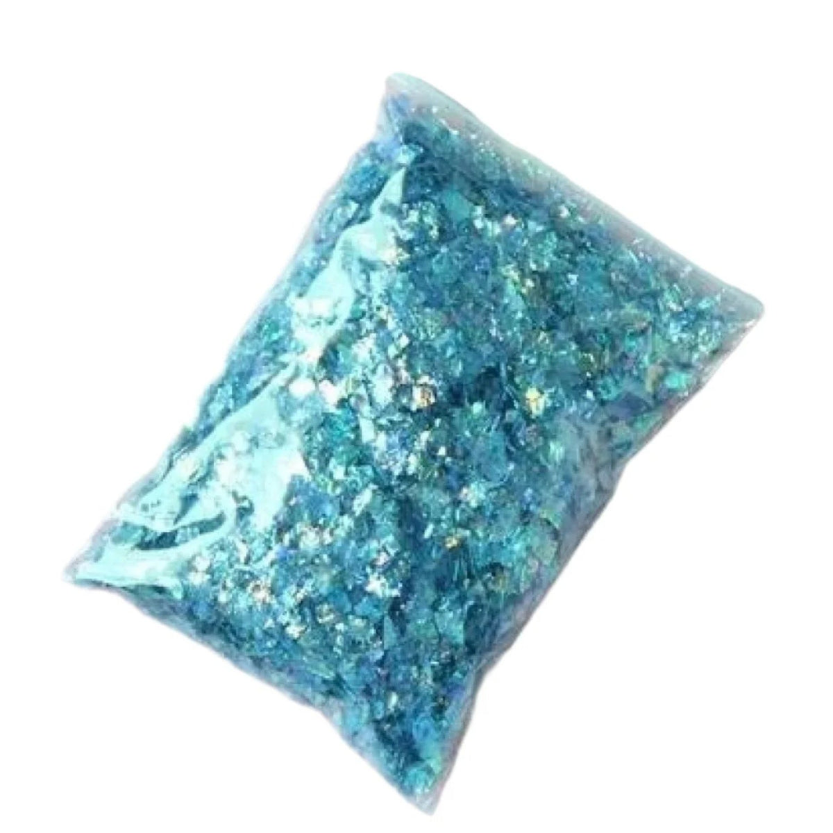 10g Holographic Nail Flake Glitter Set A – Light Blue/Aqua