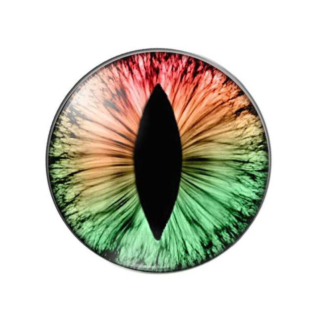 Cats Eye & Dragon Eye Round Glass Cabochon Flatback Setting (10pcs)