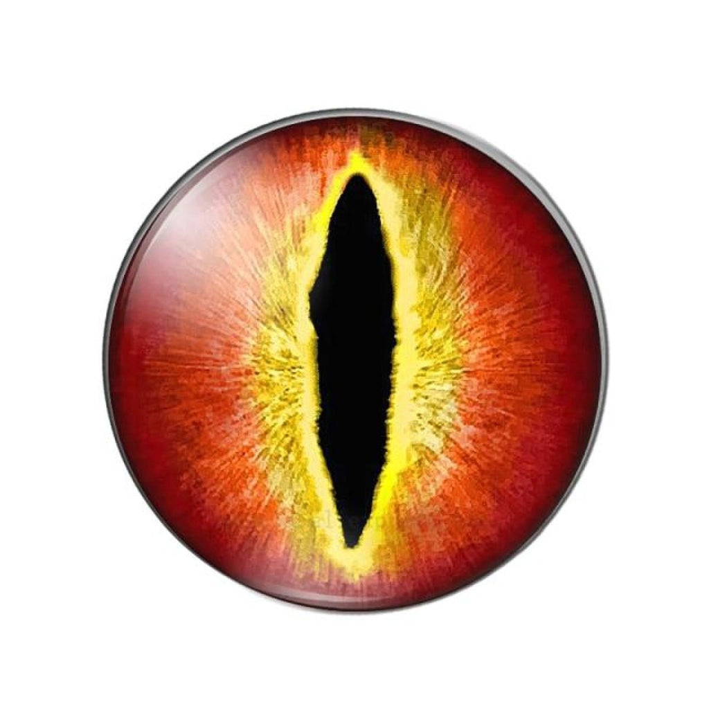 Cats Eye & Dragon Eye Round Glass Cabochon Flatback Setting (10pcs)