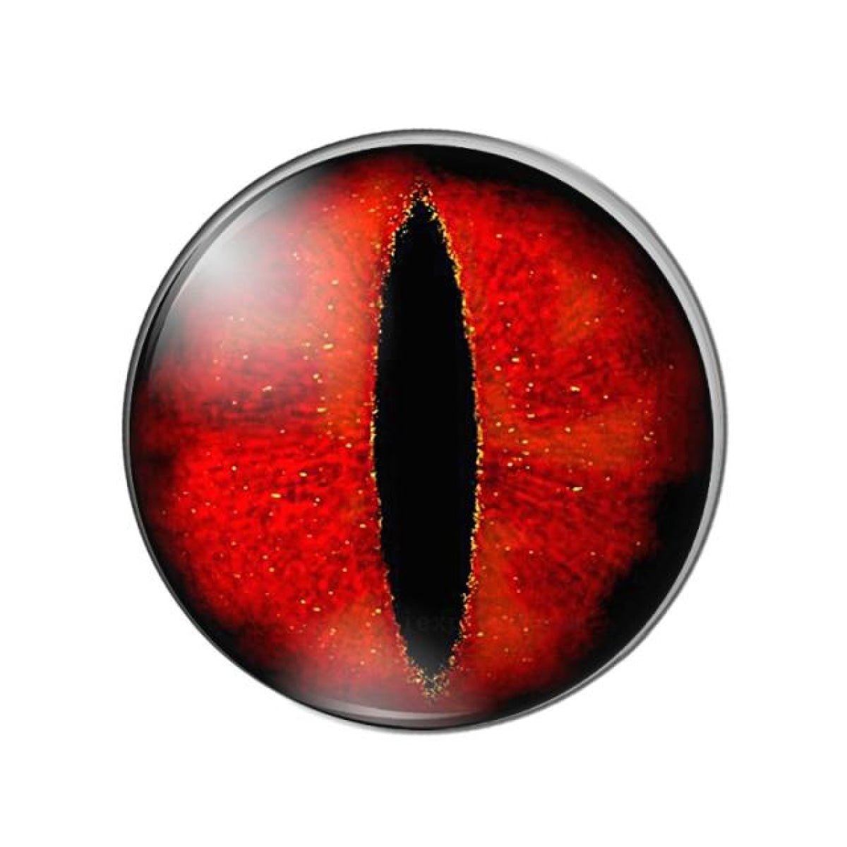 Cats Eye & Dragon Eye Round Glass Cabochon Flatback Setting (10pcs)