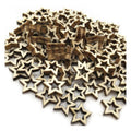 Wooden Stars Confetti 10-30mm Mixed Pack – 10mm Only / 50pcs, 10mm Only / 100pcs