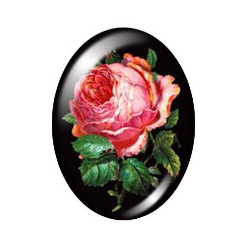 10 Oval Photo Glass Cabochons 13x18mm/18x25mm/30x40mm
