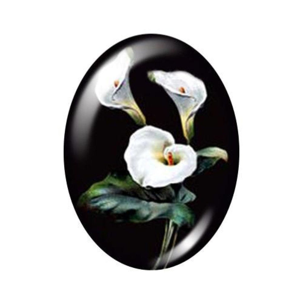 10 Oval Photo Glass Cabochons 13x18mm/18x25mm/30x40mm