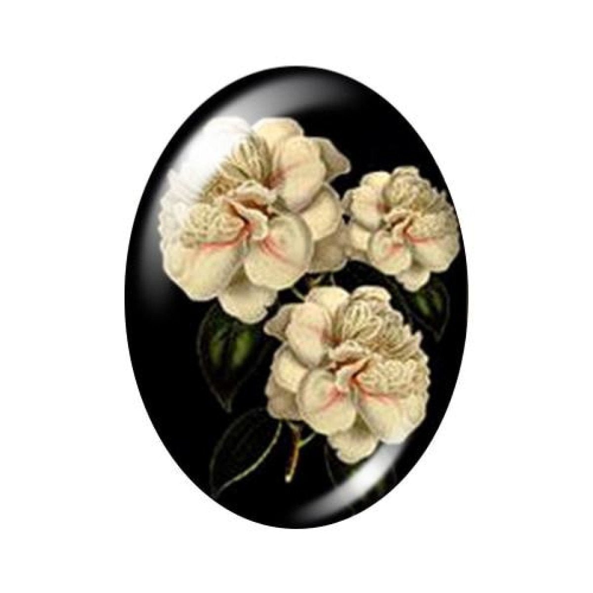 10 Oval Photo Glass Cabochons 13x18mm/18x25mm/30x40mm