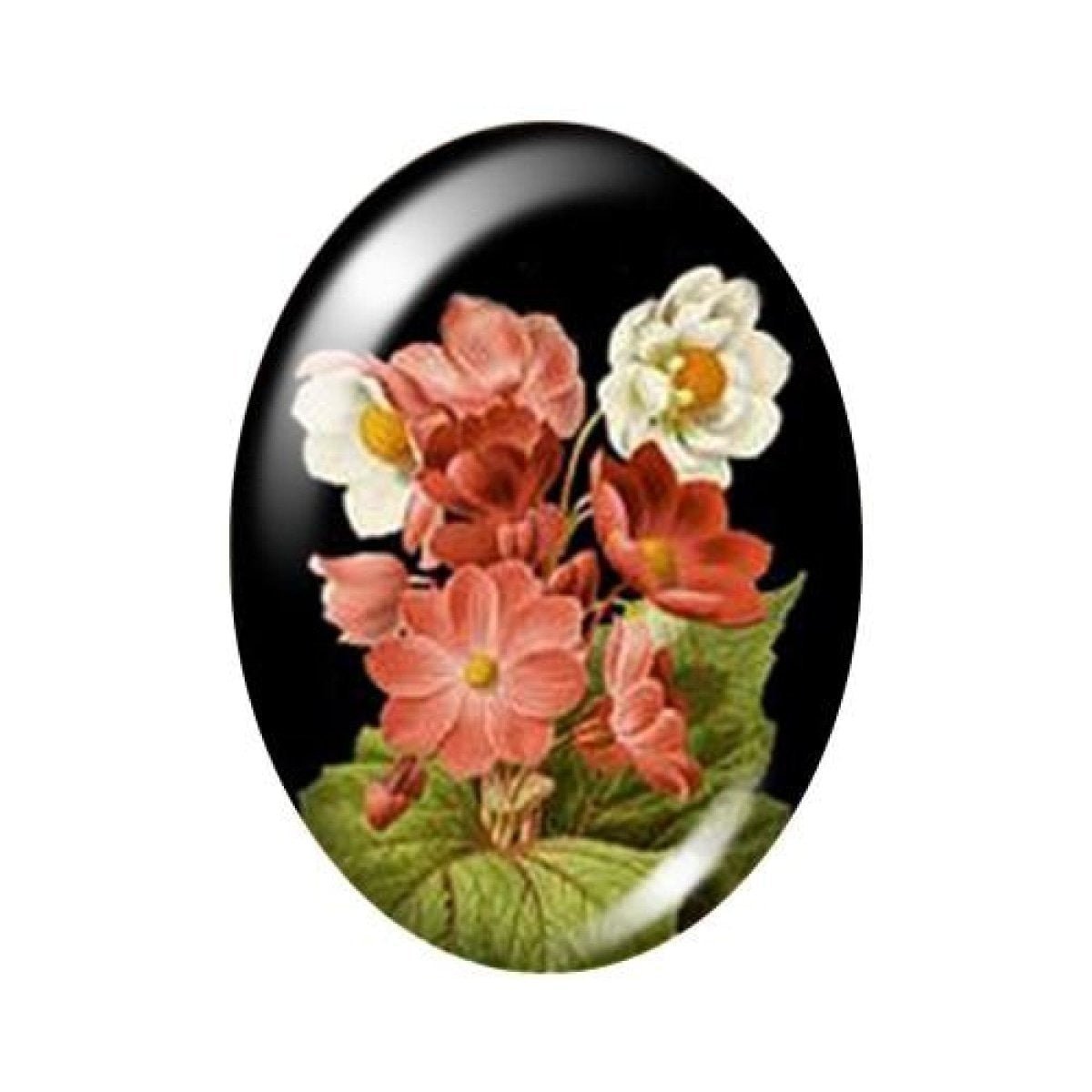 10 Oval Photo Glass Cabochons 13x18mm/18x25mm/30x40mm