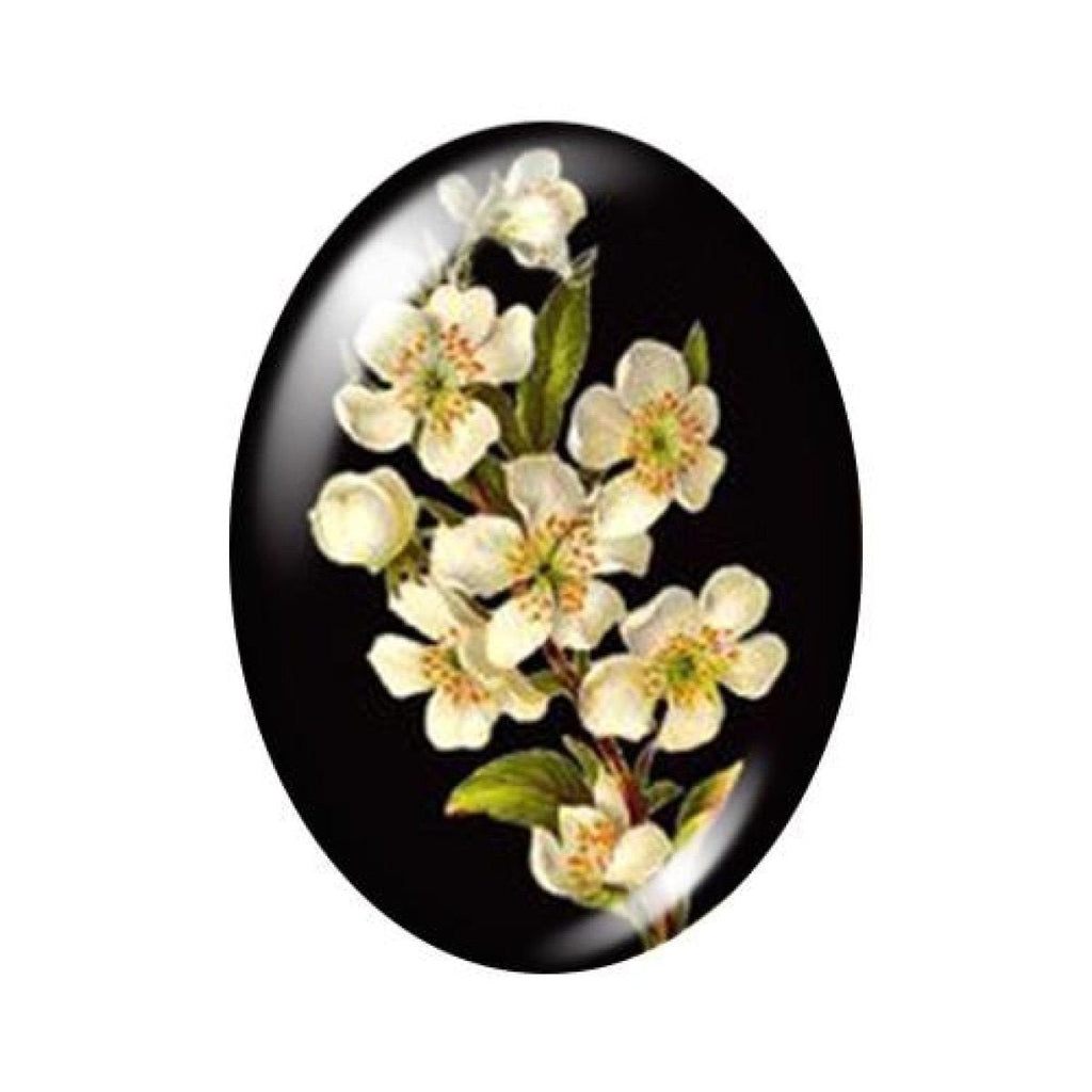 10 Oval Photo Glass Cabochons 13x18mm/18x25mm/30x40mm