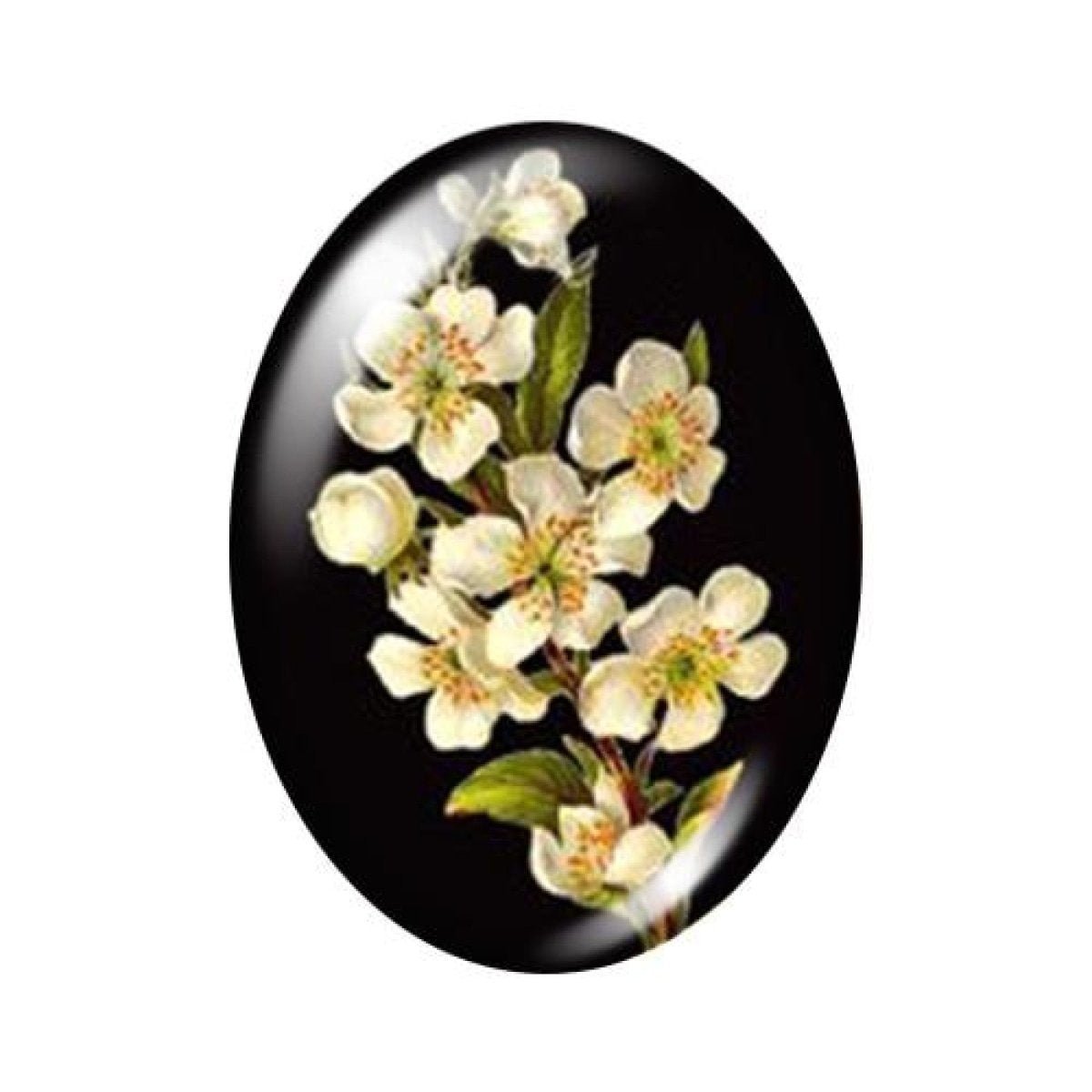 10 Oval Photo Glass Cabochons 13x18mm/18x25mm/30x40mm