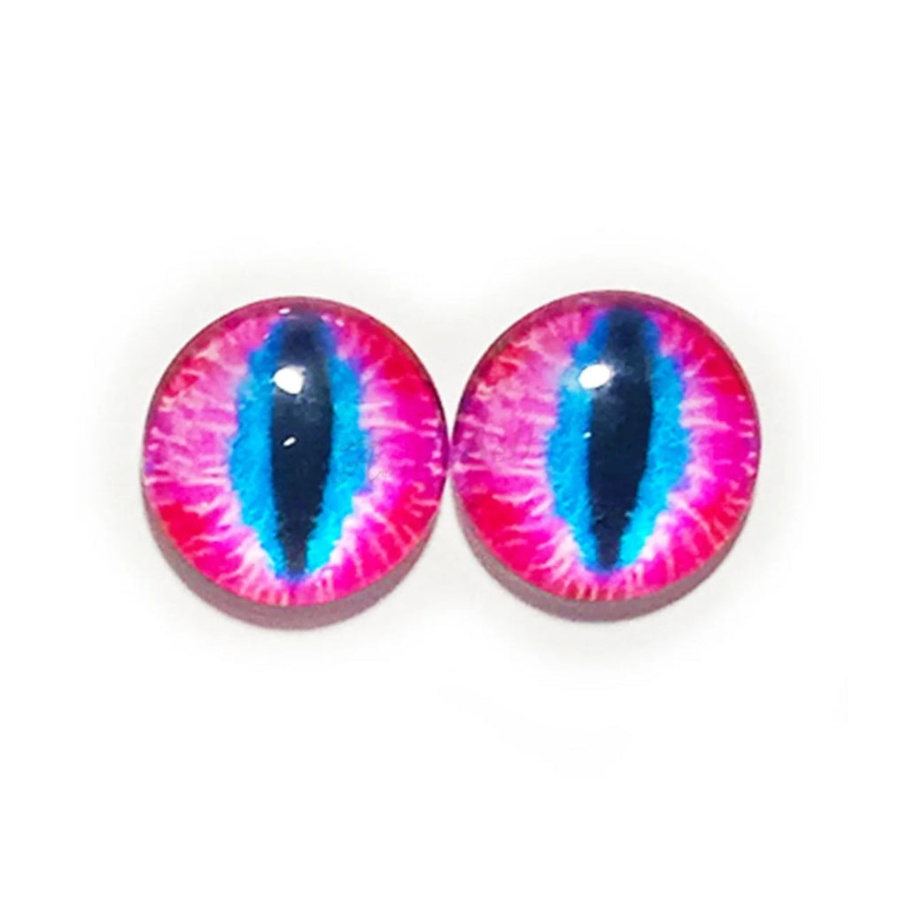 10pcs Glass Cabochon Eyes 6mm-12mm Mixed Colours – 6mm - 24. Mixed Set 1