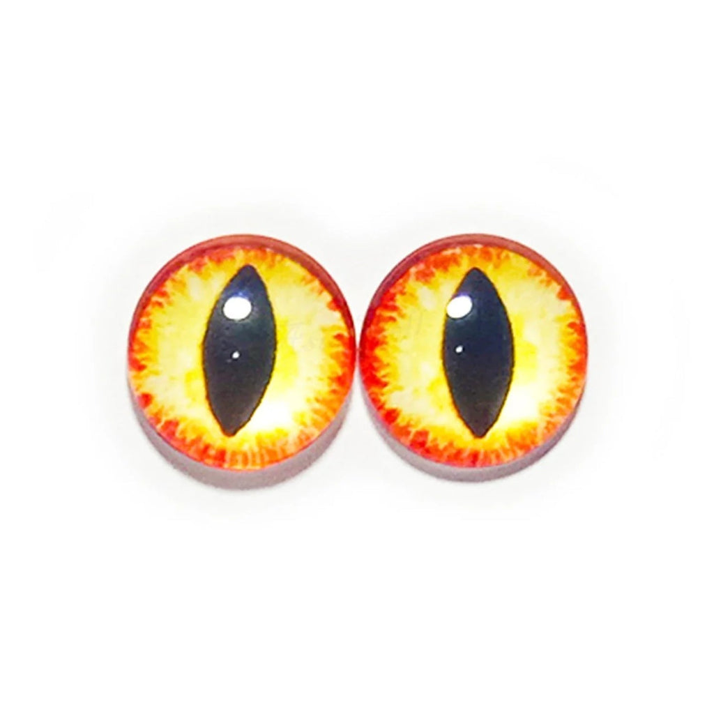 10pcs Glass Cabochon Eyes 6mm-12mm Mixed Colours – 6mm - 24. Mixed Set 1