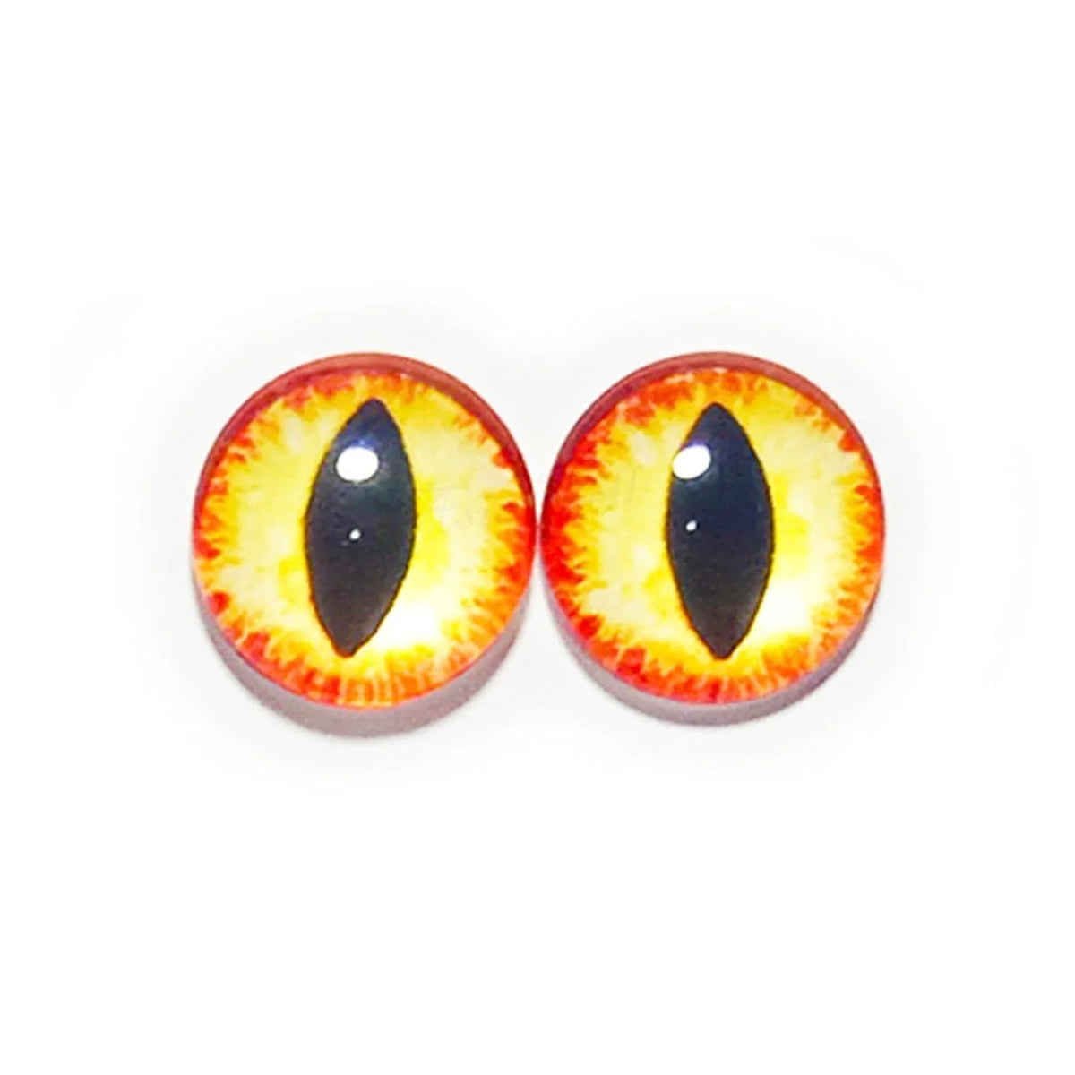10pcs Glass Cabochon Eyes 6mm-12mm Mixed Colours – 6mm - 24. Mixed Set 1