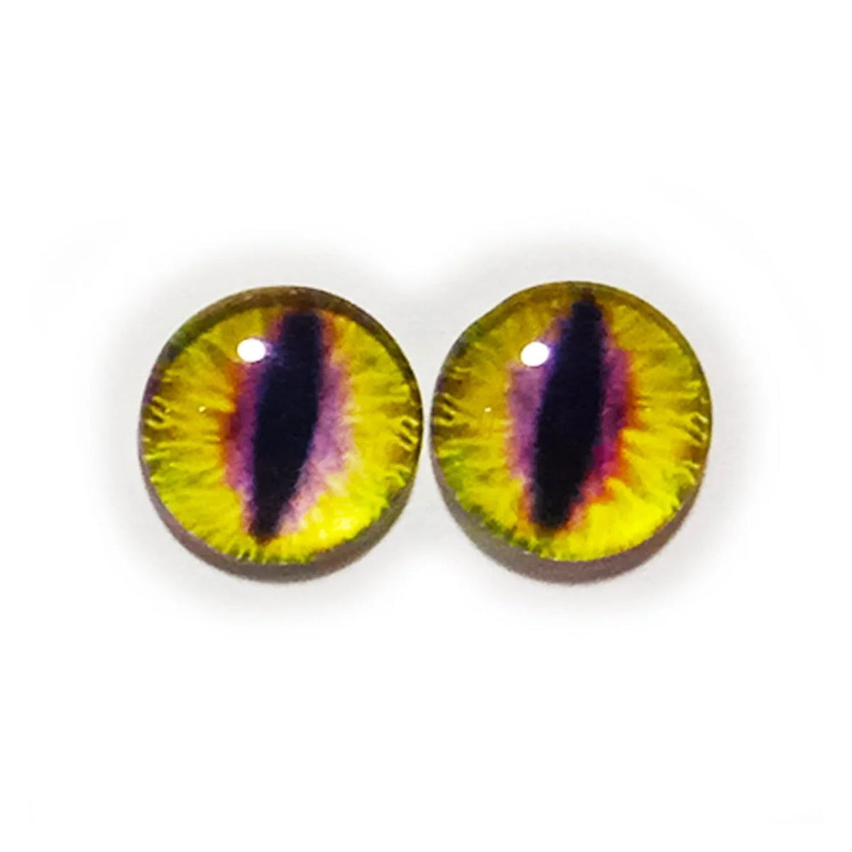 10pcs Glass Cabochon Eyes 6mm-12mm Mixed Colours – 6mm - 24. Mixed Set 1