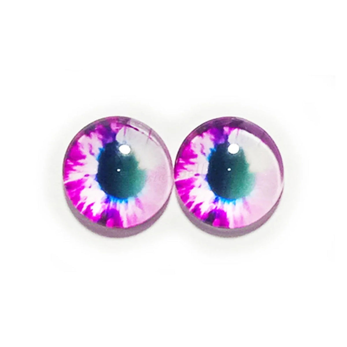 10pcs Glass Cabochon Eyes 6mm-12mm Mixed Colours – 6mm - 24. Mixed Set 1