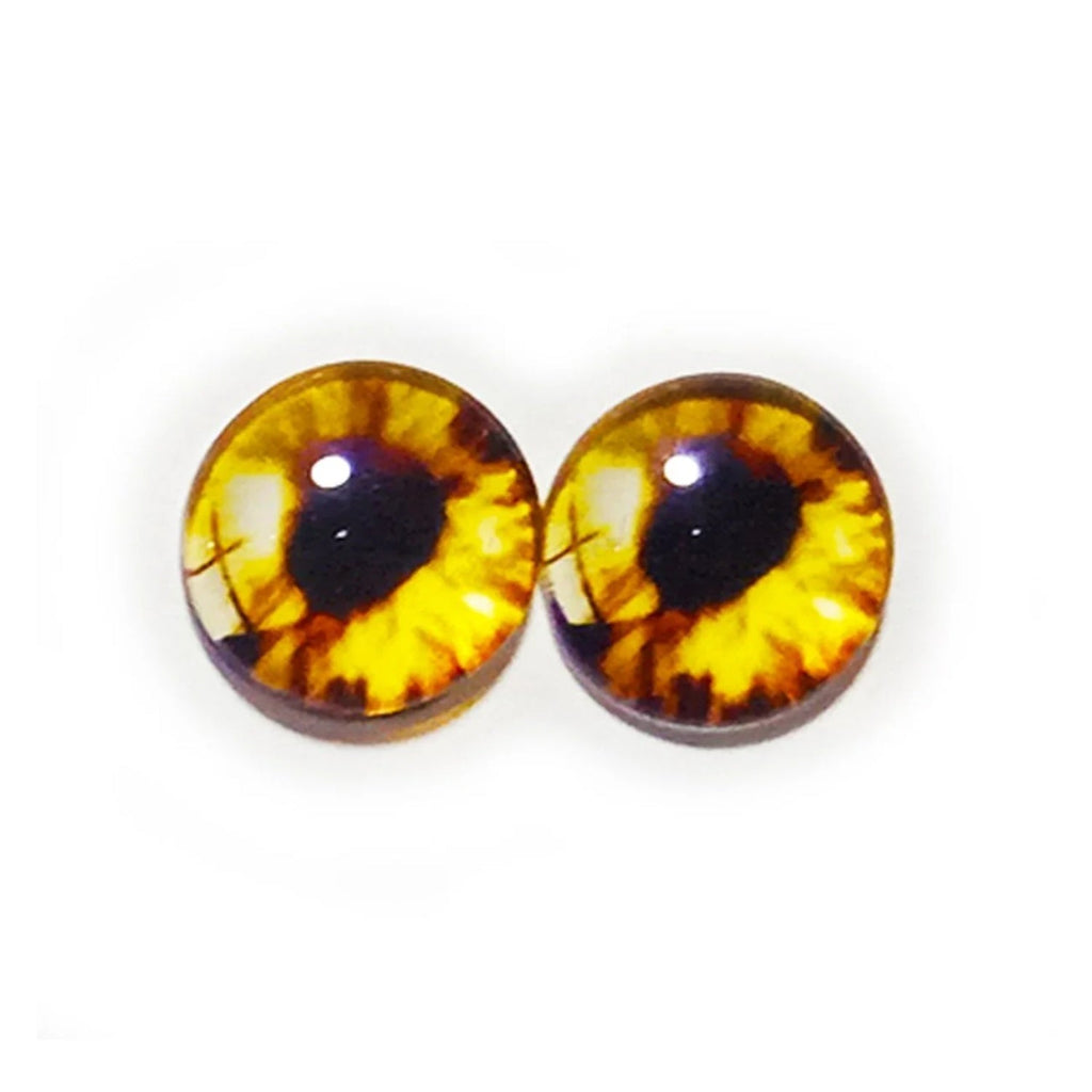 10pcs Glass Cabochon Eyes 6mm-12mm Mixed Colours – 6mm - 24. Mixed Set 1