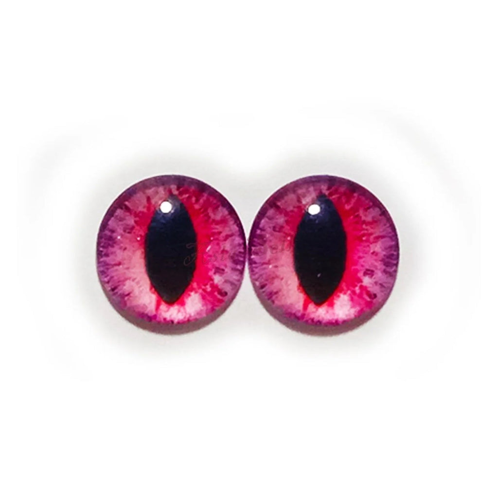 10pcs Glass Cabochon Eyes 6mm-12mm Mixed Colours – 6mm - 24. Mixed Set 1