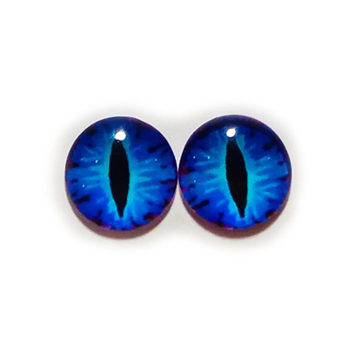 10pcs Glass Cabochon Eyes 6mm-12mm Mixed Colours – 6mm - 24. Mixed Set 1