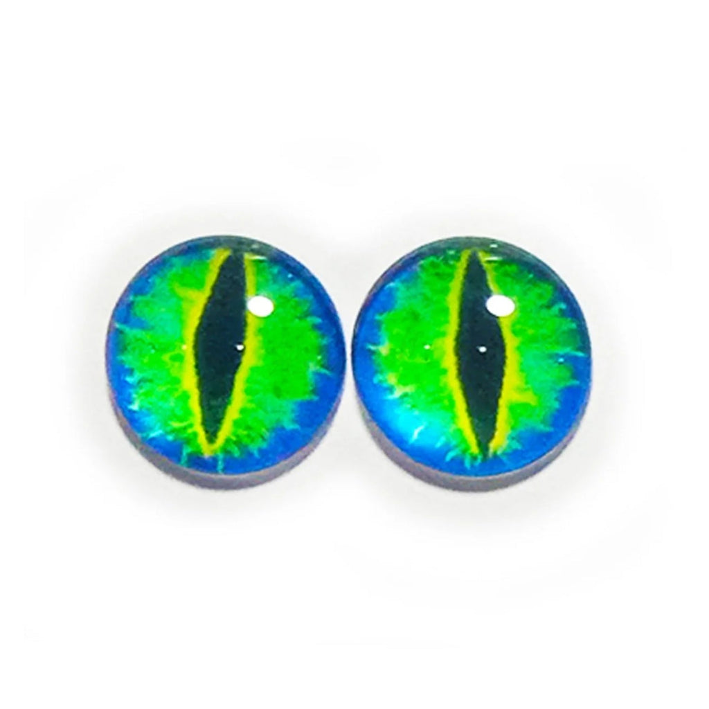 10pcs Glass Cabochon Eyes 6mm-12mm Mixed Colours – 6mm - 24. Mixed Set 1