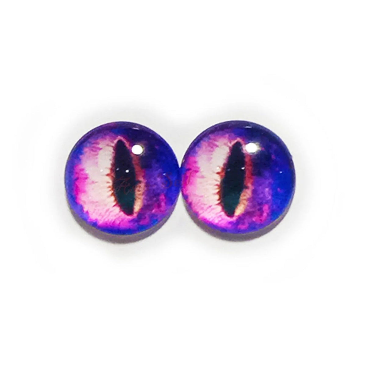 10pcs Glass Cabochon Eyes 6mm-12mm Mixed Colours – 6mm - 24. Mixed Set 1