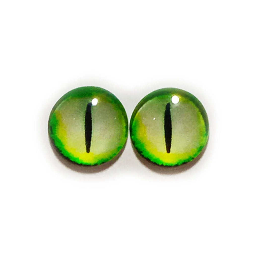 10pcs Glass Cabochon Eyes 6mm-12mm Mixed Colours – 6mm - 24. Mixed Set 1