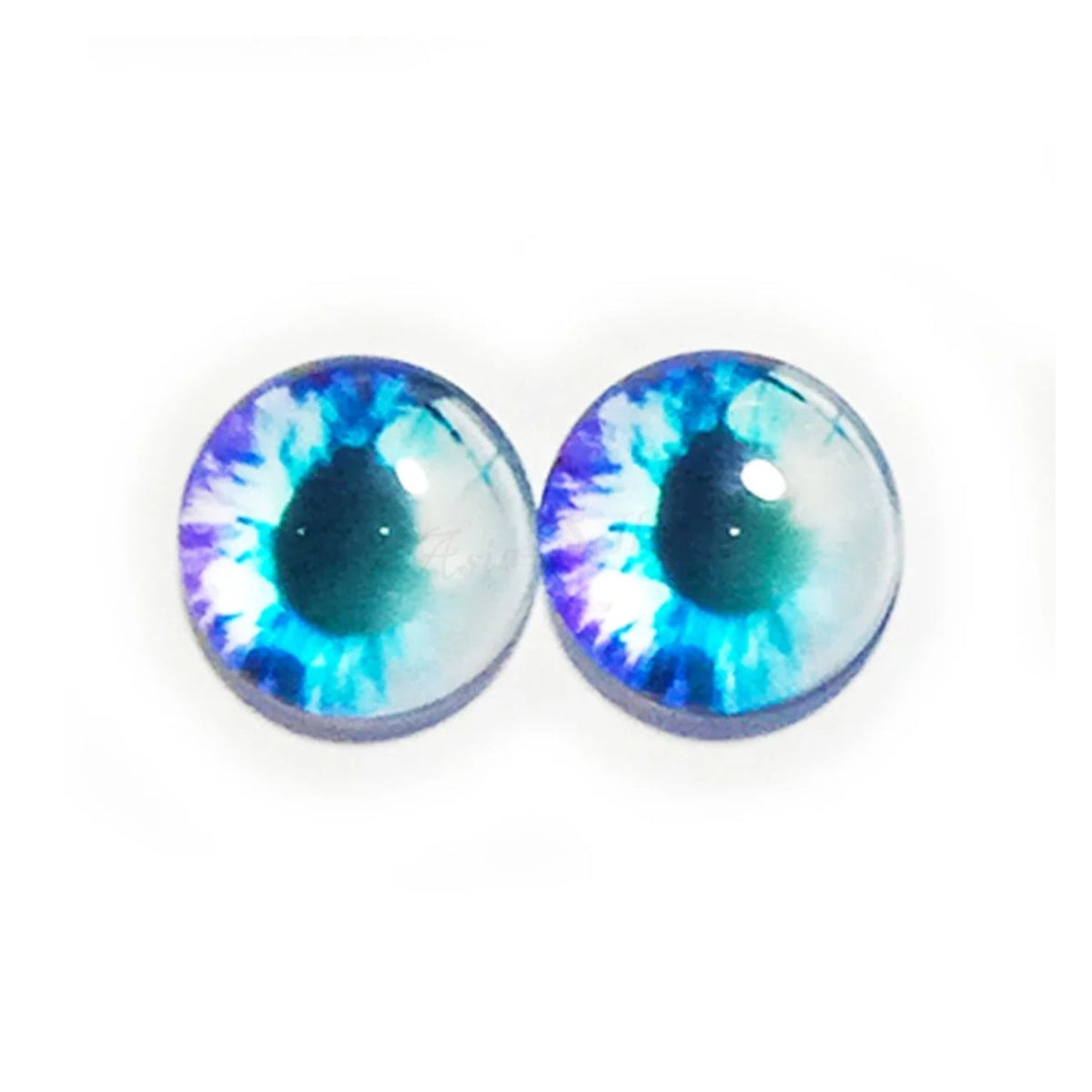 10pcs Glass Cabochon Eyes 6mm-12mm Mixed Colours – 6mm - 24. Mixed Set 1