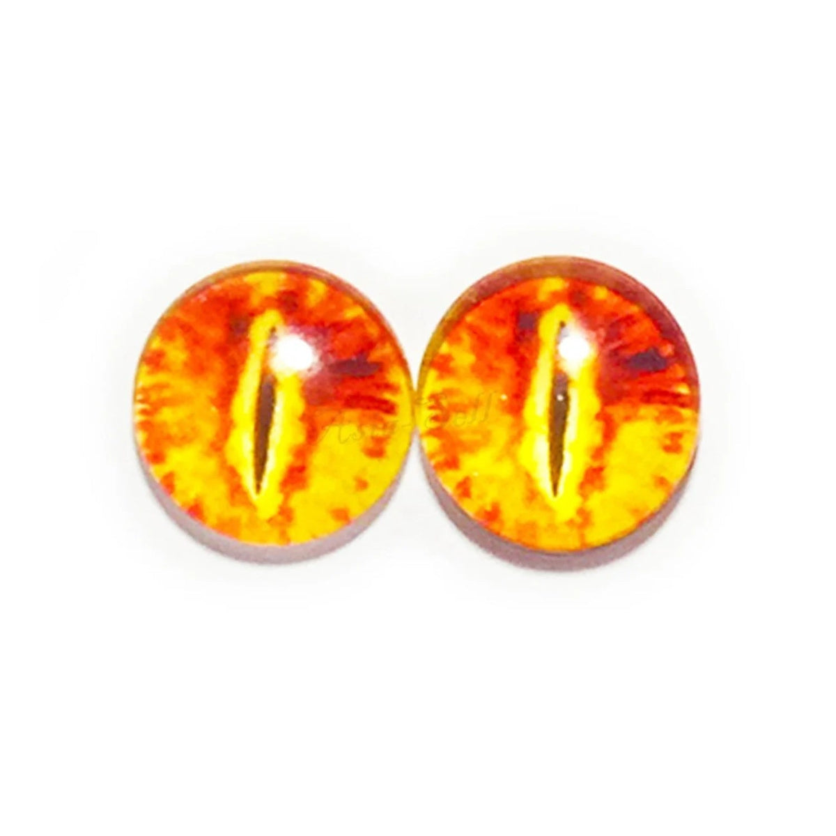 10pcs Glass Cabochon Eyes 6mm-12mm Mixed Colours – 6mm - 24. Mixed Set 1