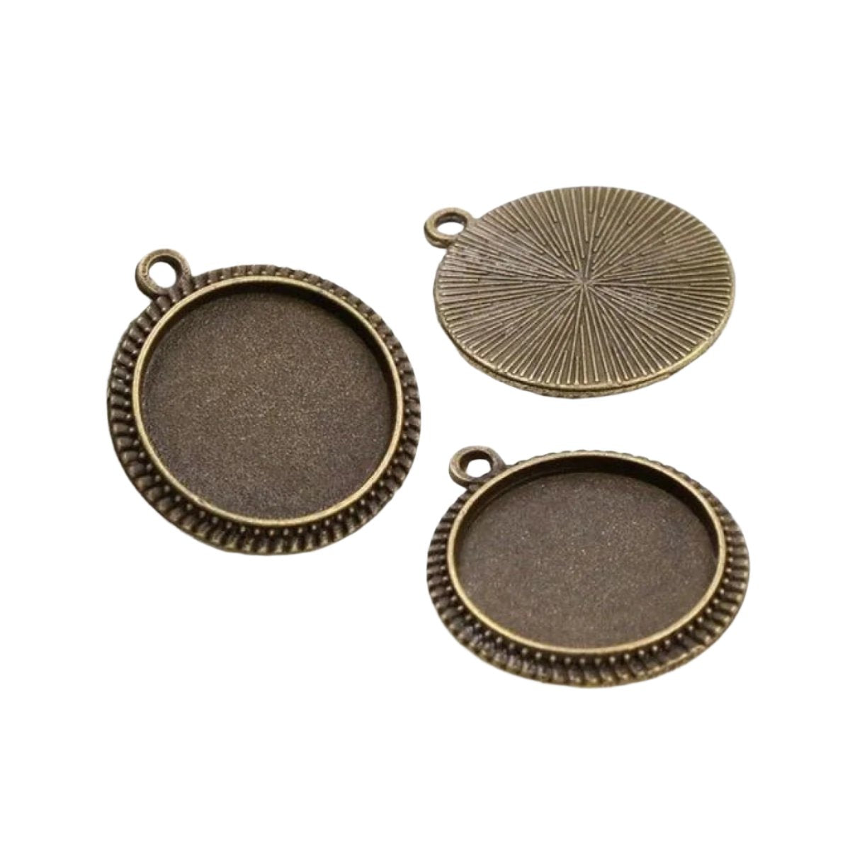 10pcs Cabochon Base 16mm Antique Bronze Silver Metal Cameo Setting – Antique Bronze