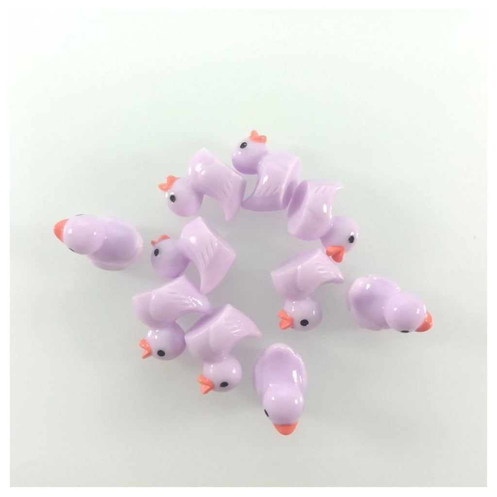 Purple Duck Miniature Garden Figurines 10pcs