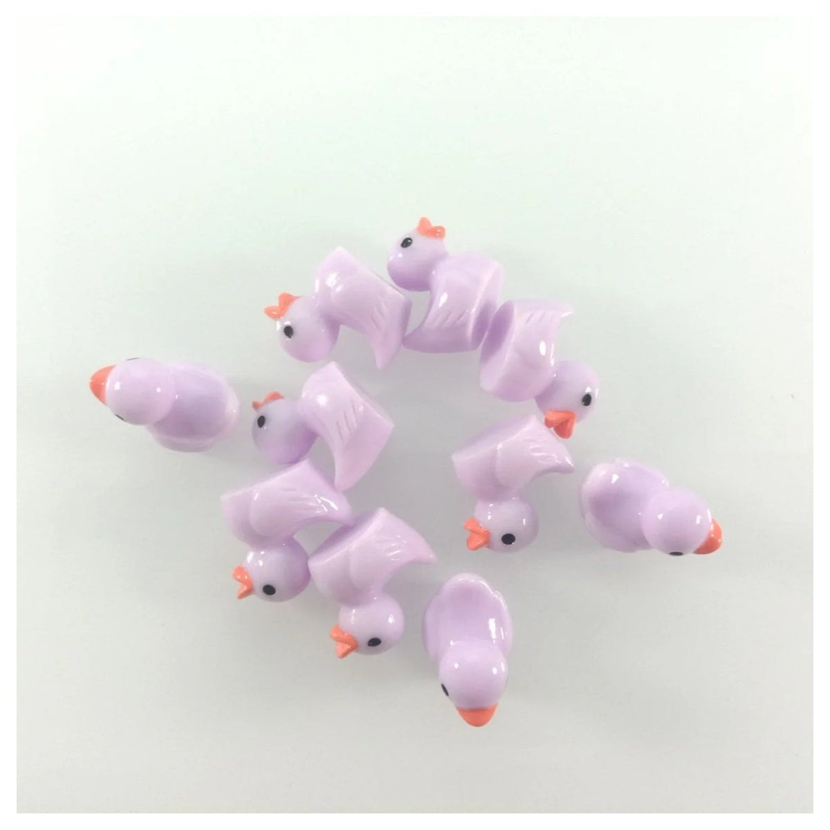 Purple Duck Miniature Garden Figurines 10pcs