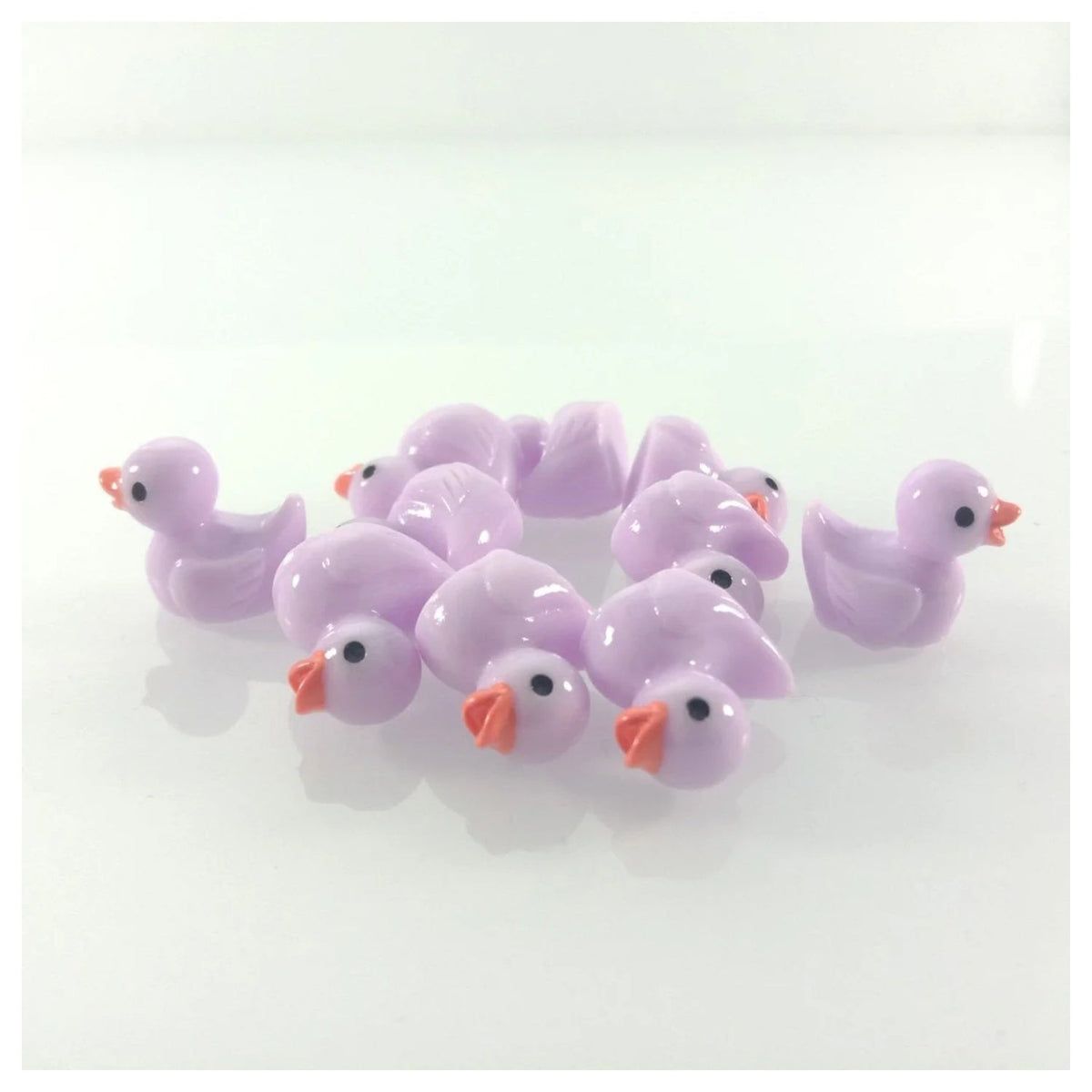 Purple Duck Miniature Garden Figurines 10pcs