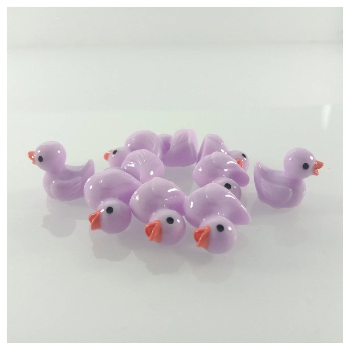 Purple Duck Miniature Garden Figurines 10pcs