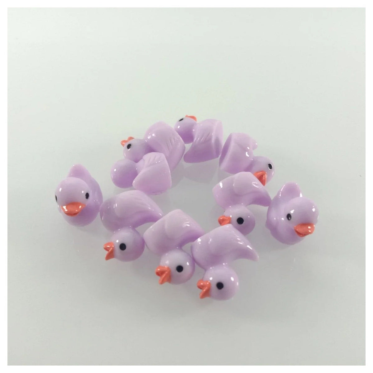 Purple Duck Miniature Garden Figurines 10pcs