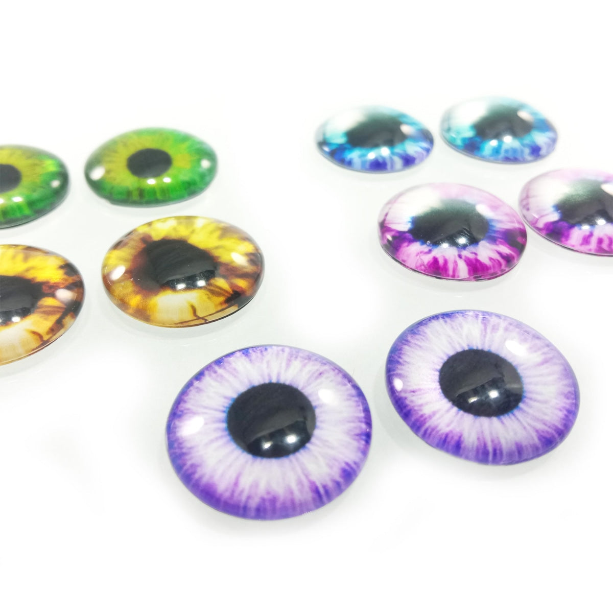 20mm Glass Animal Eyes – Pack of 10