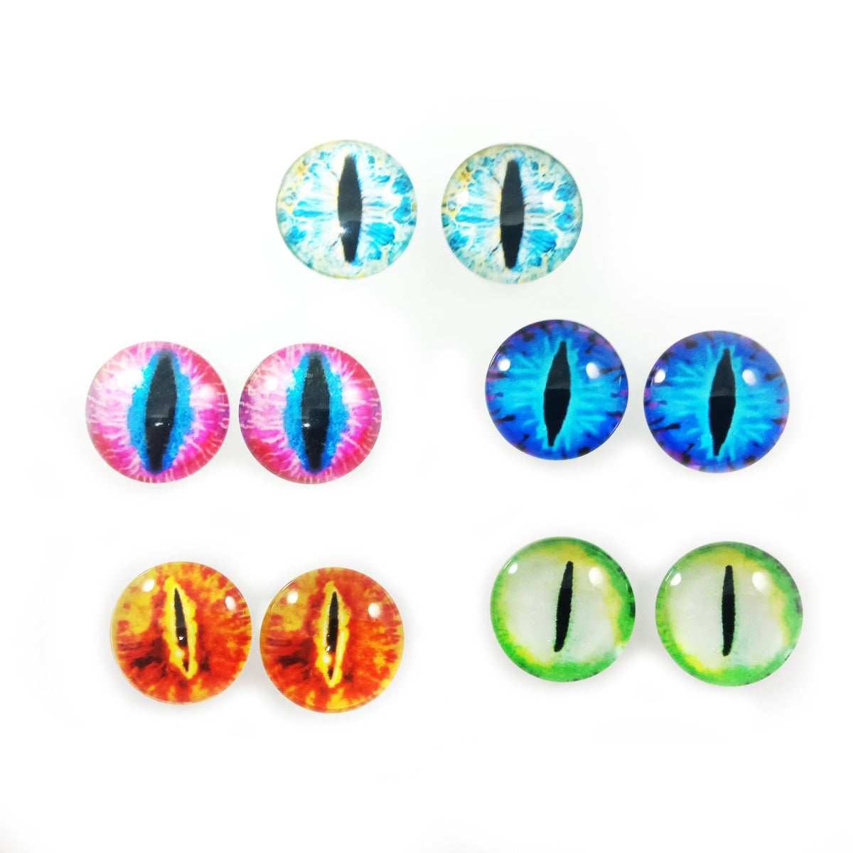 20mm Glass Animal Eyes – Pack of 10