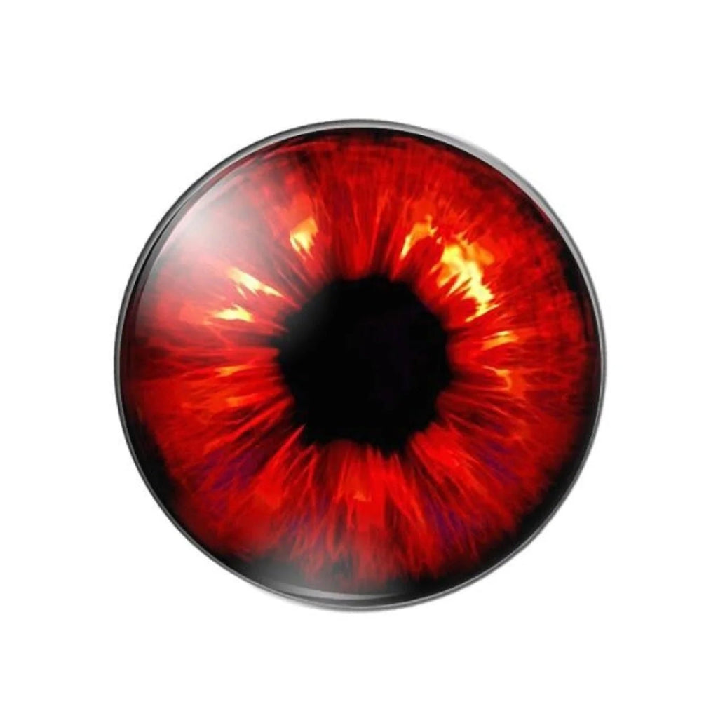 10pcs Round Dragon Cat Eyes Pattern 8mm/10mm/18mm/20mm/25mm Round Photo Glass Cabochon Flat Back - Mix B 10mm - Asia Sell