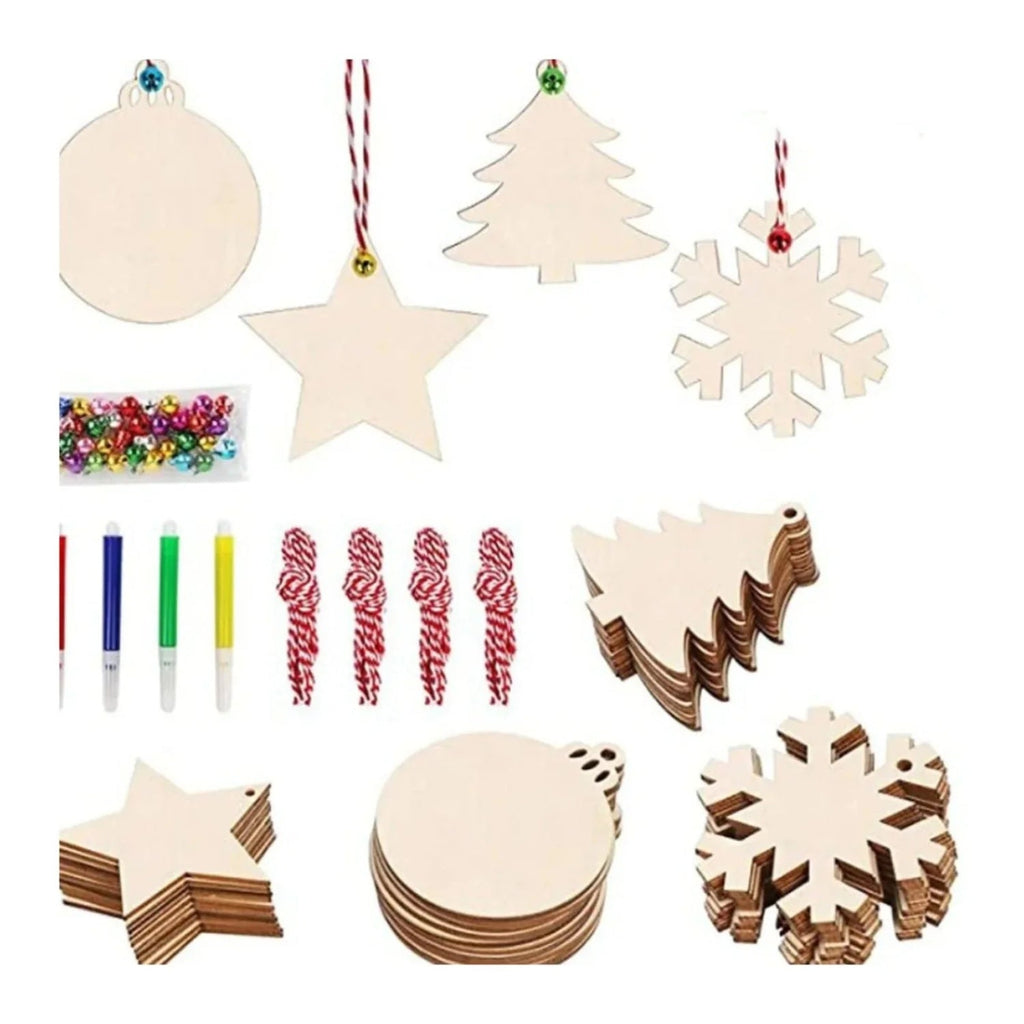 10 Wooden Ornament Forms for DIY Christmas Crafts