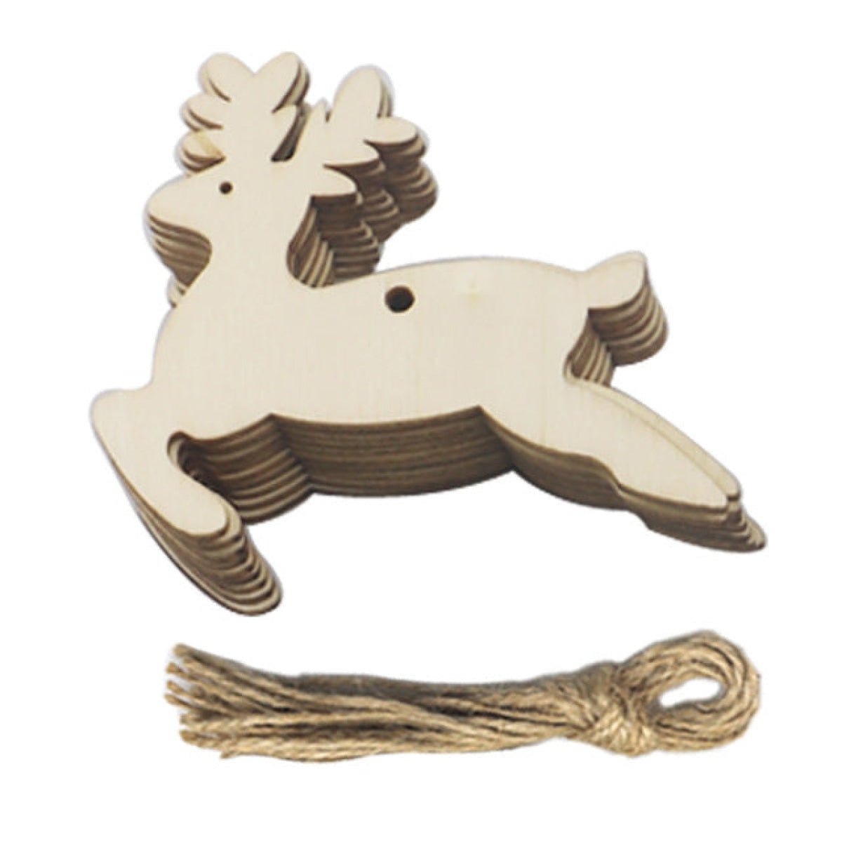 10 Wooden Ornament Forms for DIY Christmas Crafts