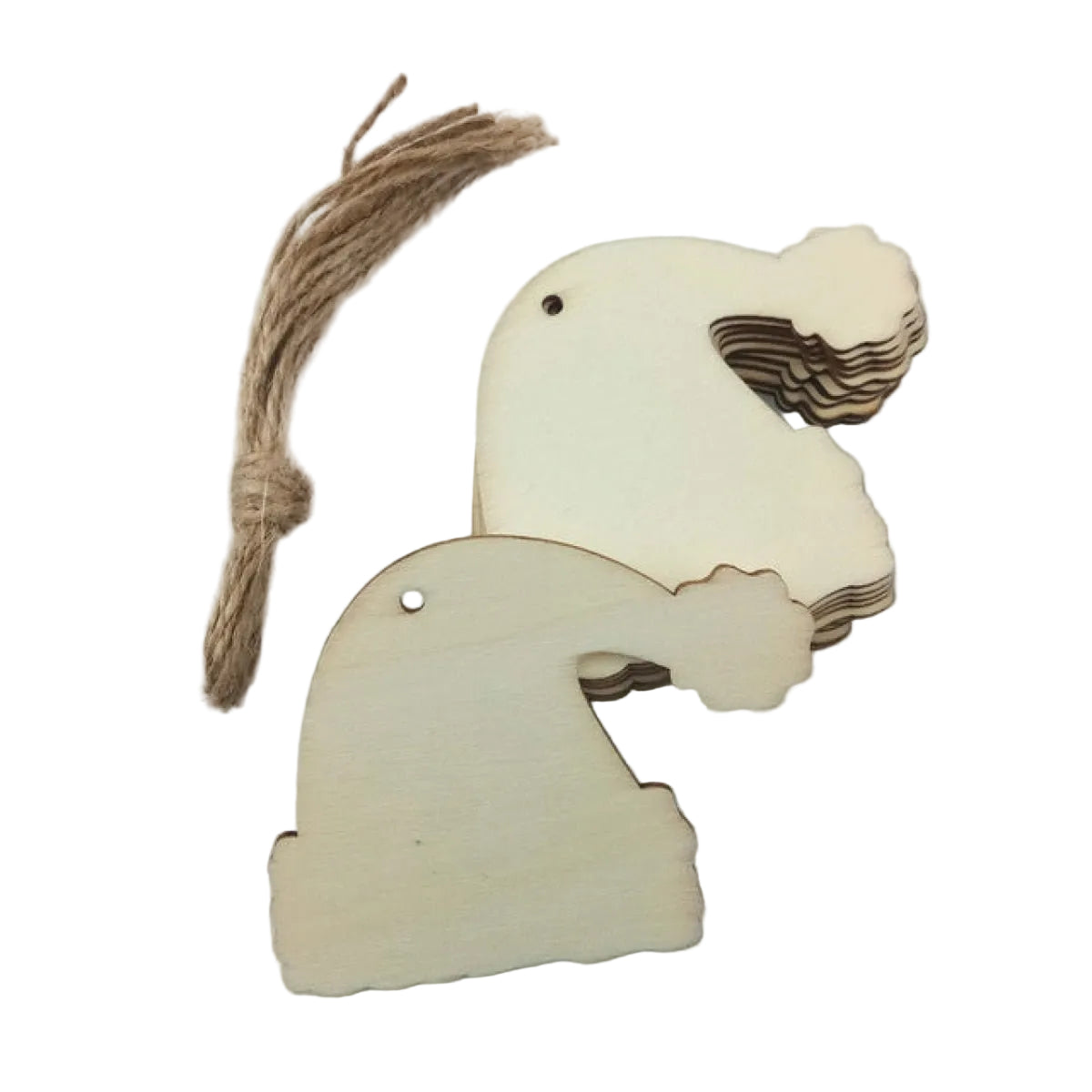 10 Wooden Ornament Forms for DIY Christmas Crafts – Santa Hat