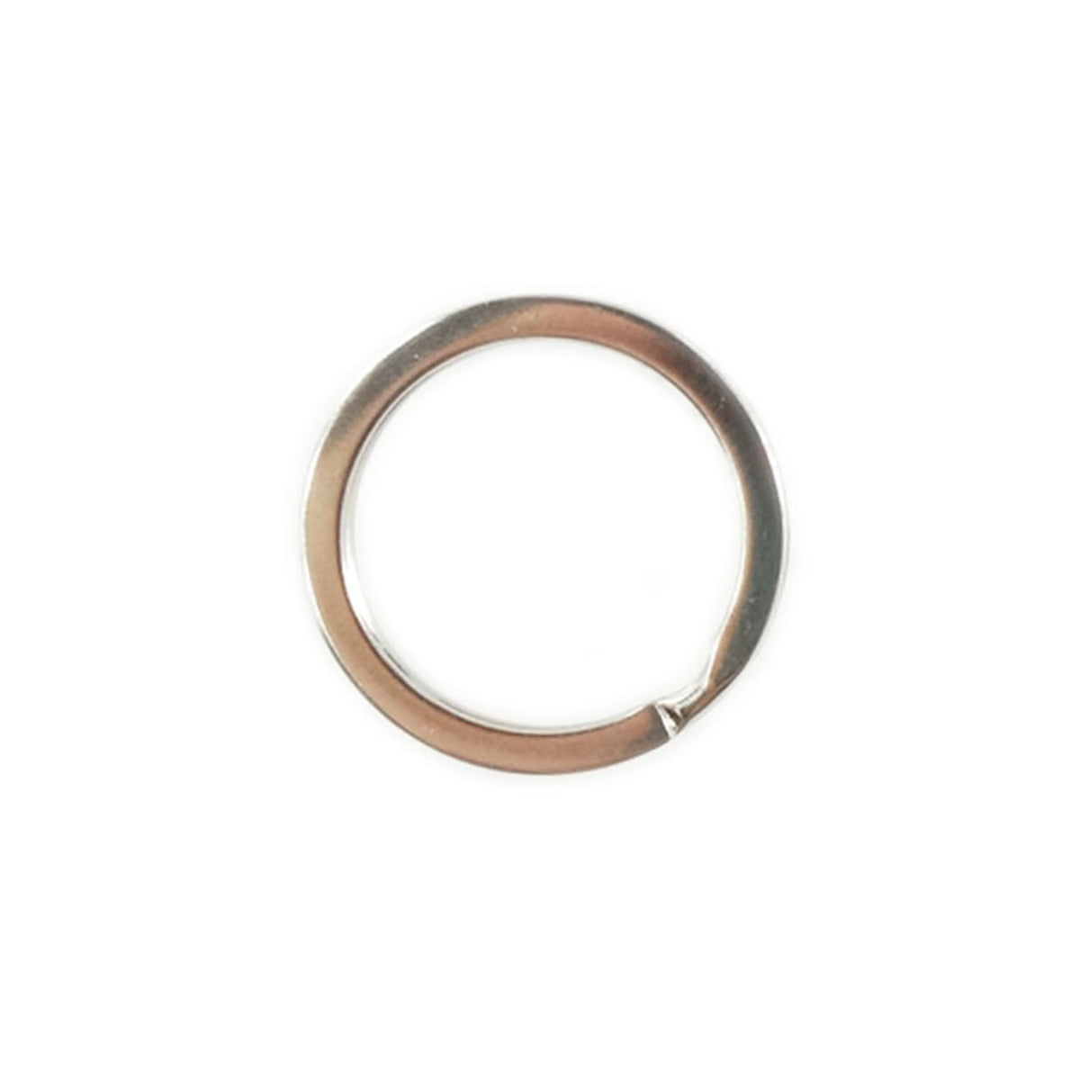 Flat Metal Key Ring Holder Split Rings 10pcs – 25mm