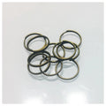 10 Bronze Split Key Rings 10mm Double Loop