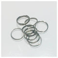 12mm Silver Split Key Rings – 10 Pack