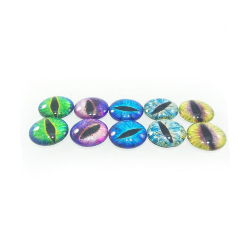 10 Glass Eyes 6-12mm Assorted Animal Dome Eyes – 6mm / Mixed Set 1, 8mm / Mixed Set 1, 10mm / Mixed Set 1, 12mm / Mixed Set 1