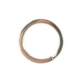 25mm Flat Metal Key Ring Holder – 10 Pack