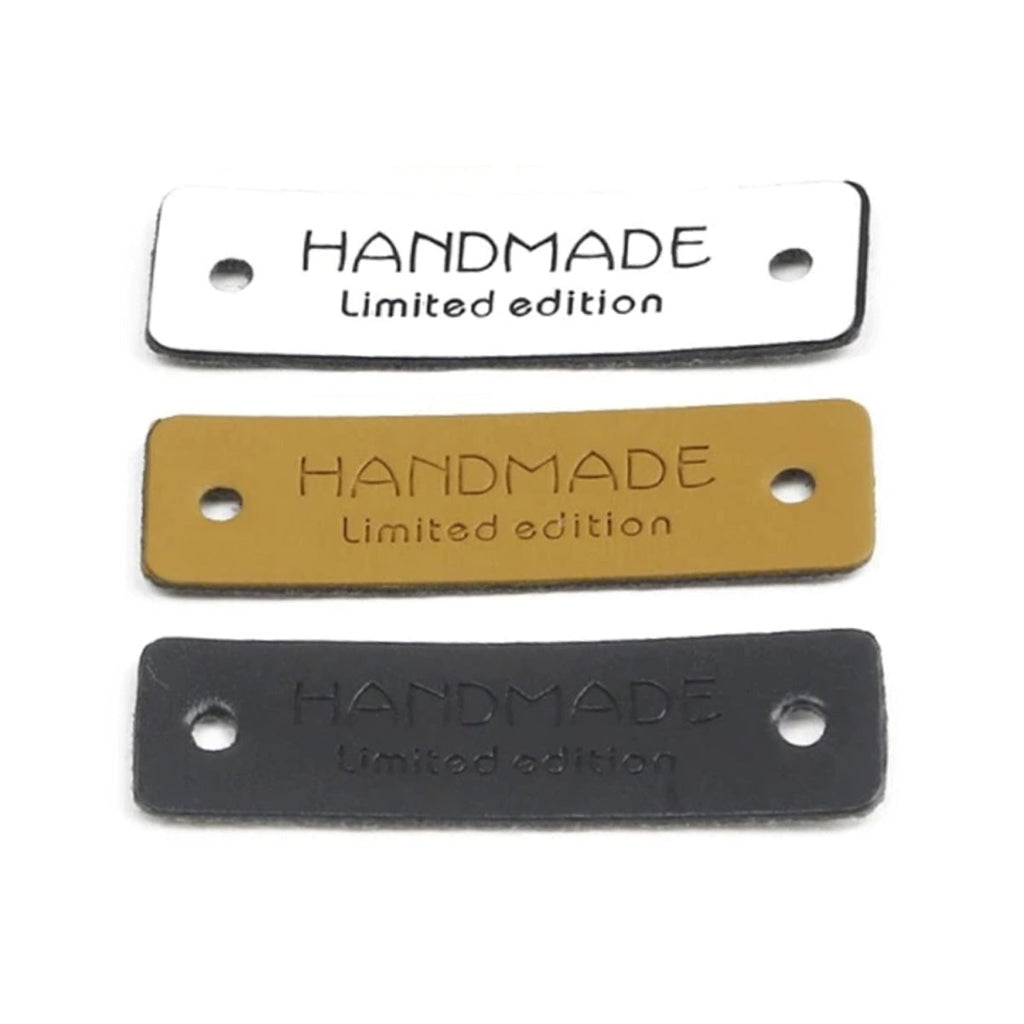 12 Sewing Tags Faux Leather Clothing Labels – Mixed