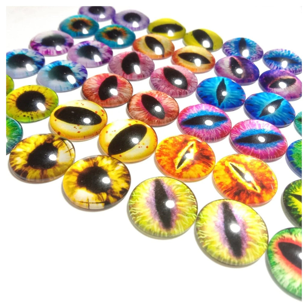 Glass Eyes for Crafts 18mm 20mm 25mm 30mm
