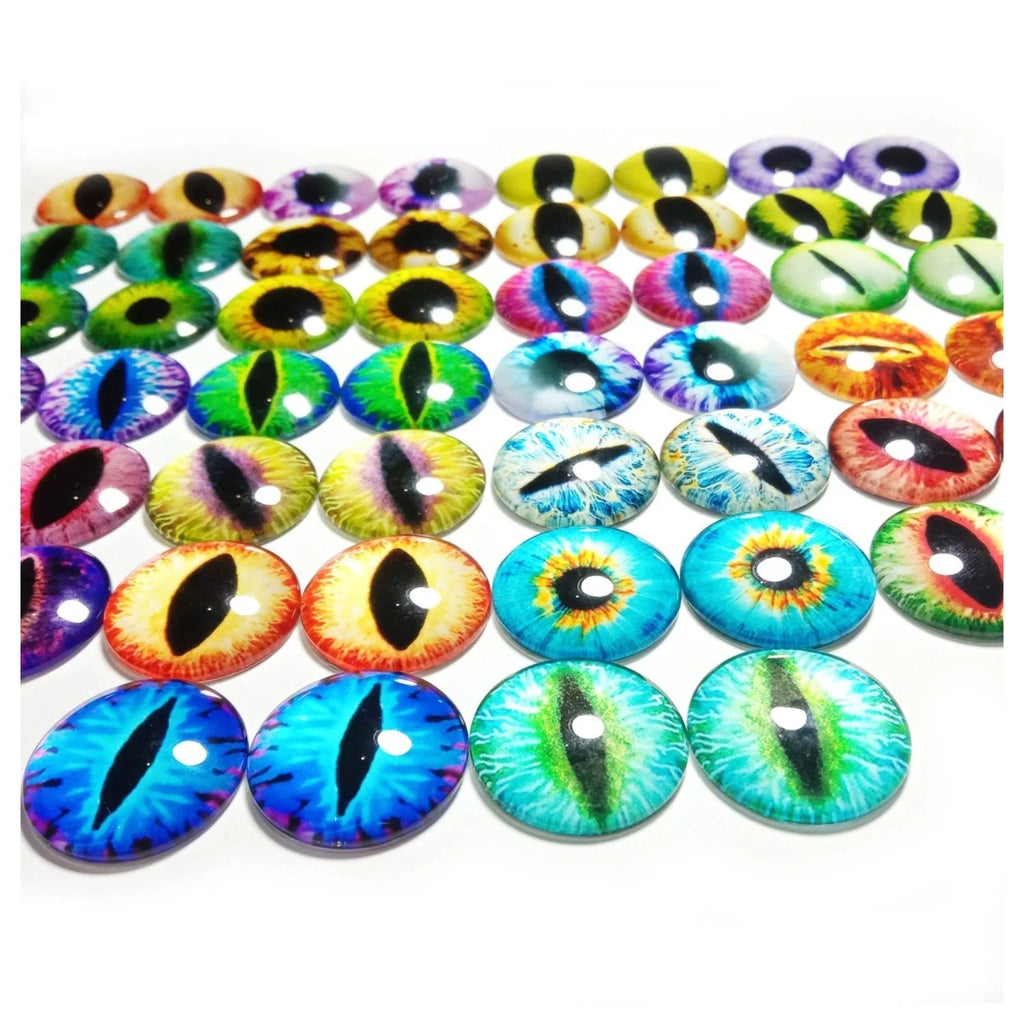 Glass Eyes for Crafts 18mm 20mm 25mm 30mm